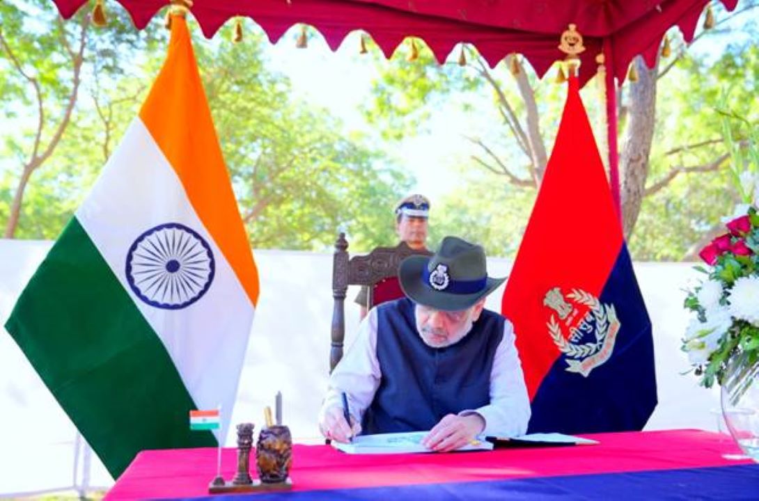 Shri Amit Shah attends the 60th Raising Day Parade of BSF as the Chief Guest in Rajasthan